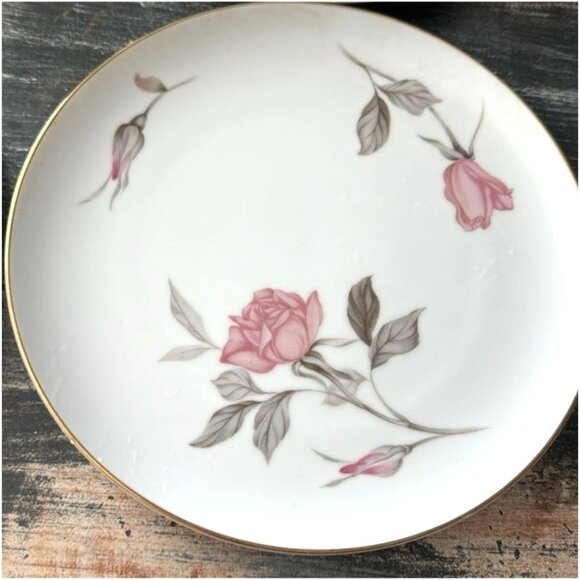 Sango Nancy Rose Pattern Fine China Salad  Plate - Picture 2 of 4